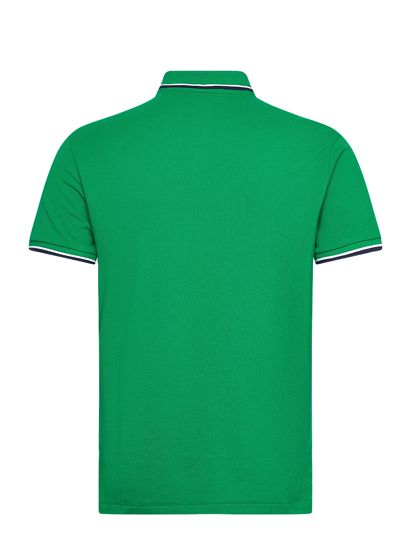 Polo Ralph Lauren - Custom Slim Fit Mesh Polo Shirt - kortærmede poloer - billiard/c7927 - 1