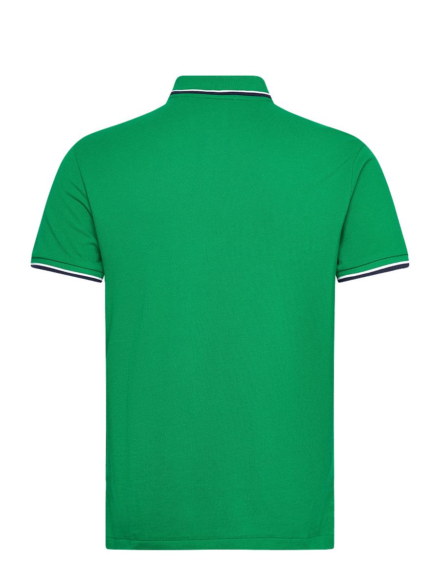 Polo Ralph Lauren - Custom Slim Fit Mesh Polo Shirt - short-sleeved polos - billiard/c7927 - 1