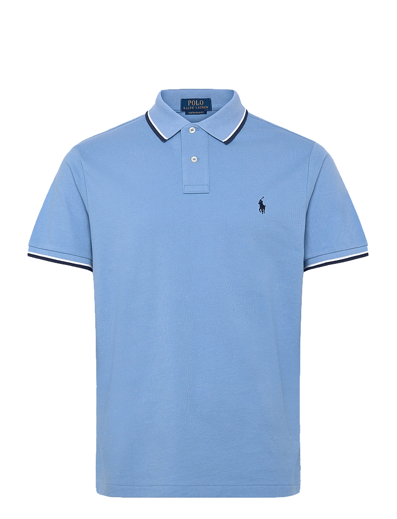 Polo Ralph Lauren - Custom Slim Fit Mesh Polo Shirt - kurzärmelig - bristol blue/c792 - 0