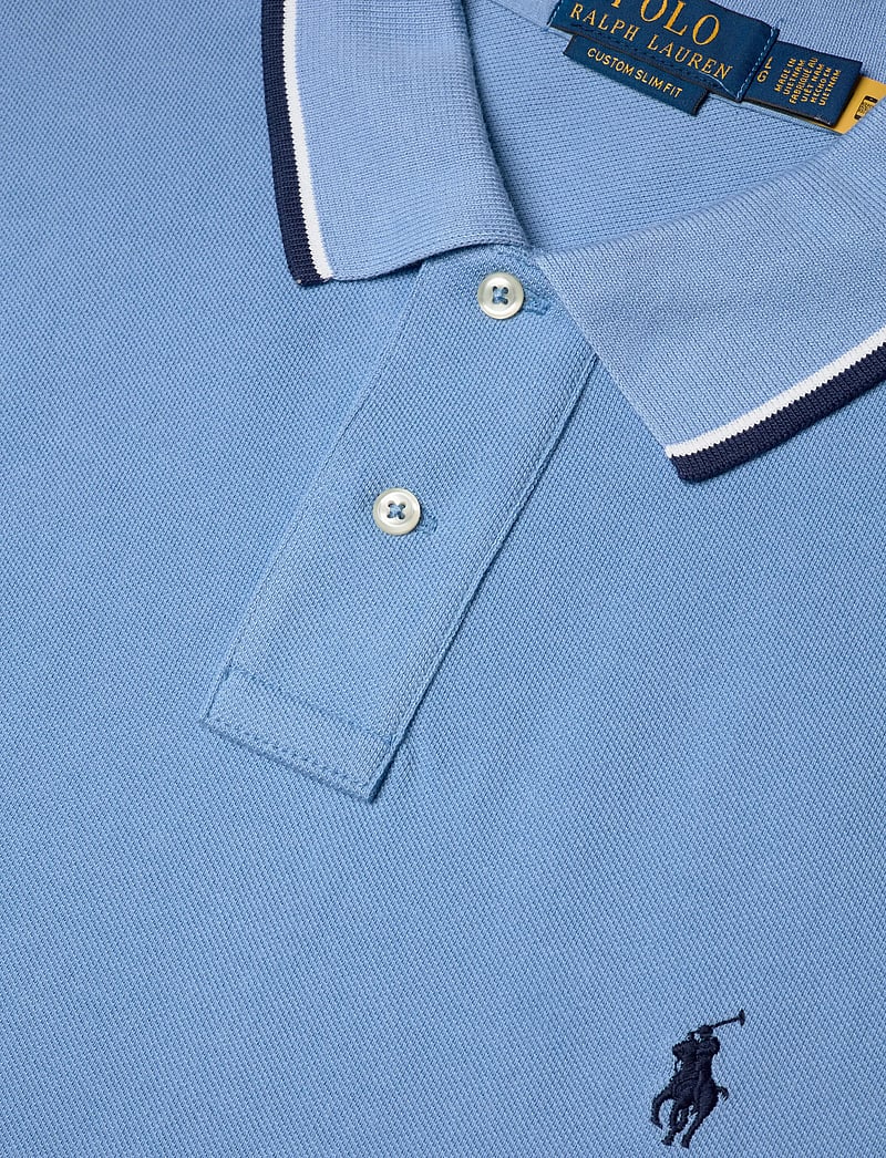 Polo Ralph Lauren - Custom Slim Fit Mesh Polo Shirt - kurzärmelig - bristol blue/c792 - 2