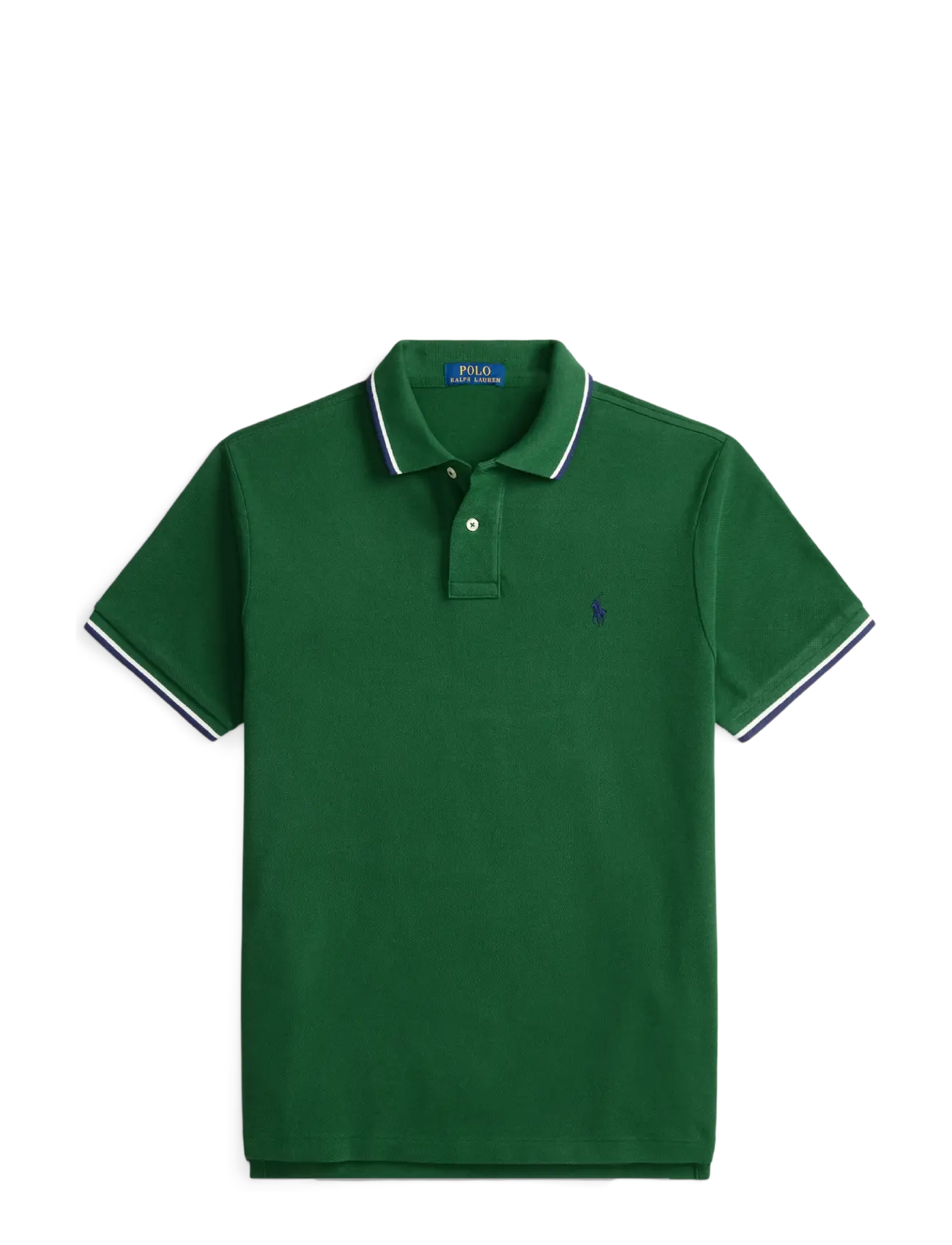 Custom Slim Fit Mesh Polo Shirt