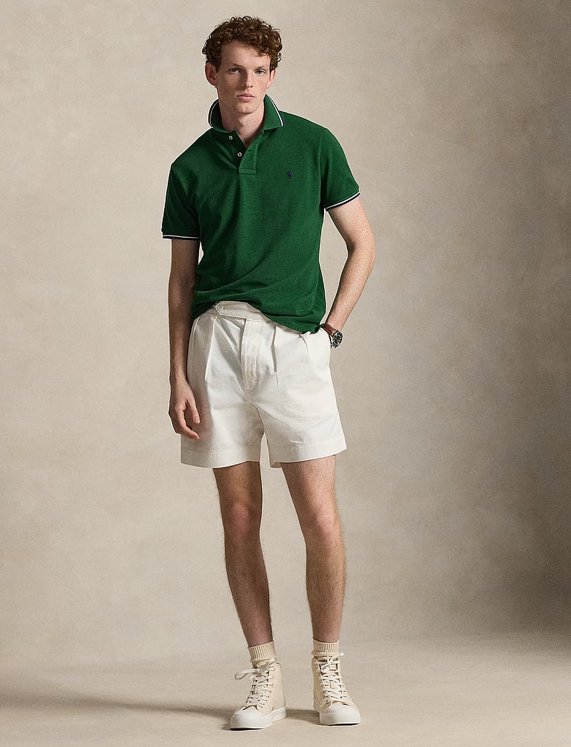 Polo Ralph Lauren - Custom Slim Fit Mesh Polo Shirt - lühikeste varrukatega polod - new forest/c7927 - 3