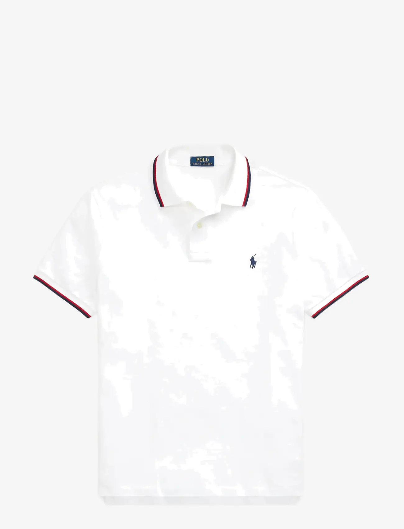Polo Ralph Lauren - 20/1 MESH-SSL-PSH - kortærmede poloer - white/c7996 - 1