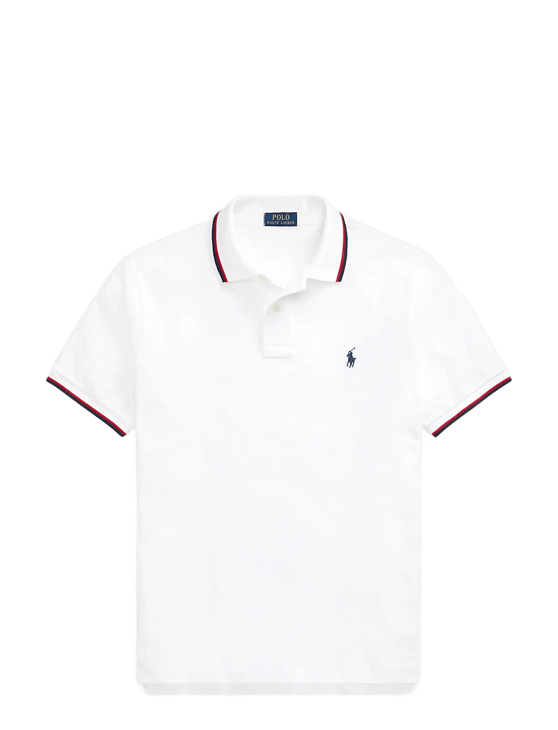 Polo Ralph Lauren - 20/1 MESH-SSL-PSH - kortærmede poloer - white/c7996 - 1