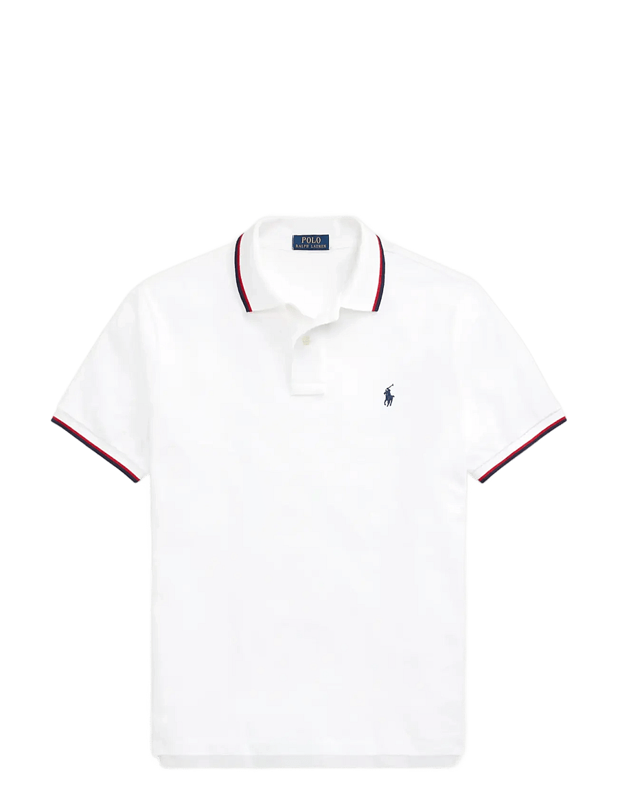 Polo Ralph Lauren - Custom Slim Fit Mesh Polo Shirt - short-sleeved polos - white/c7996 - 1