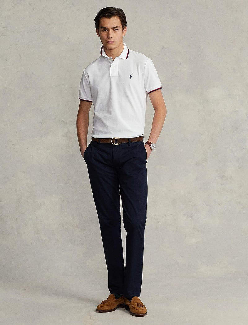 Polo Ralph Lauren - 20/1 MESH-SSL-PSH - kortærmede poloer - white/c7996 - 0