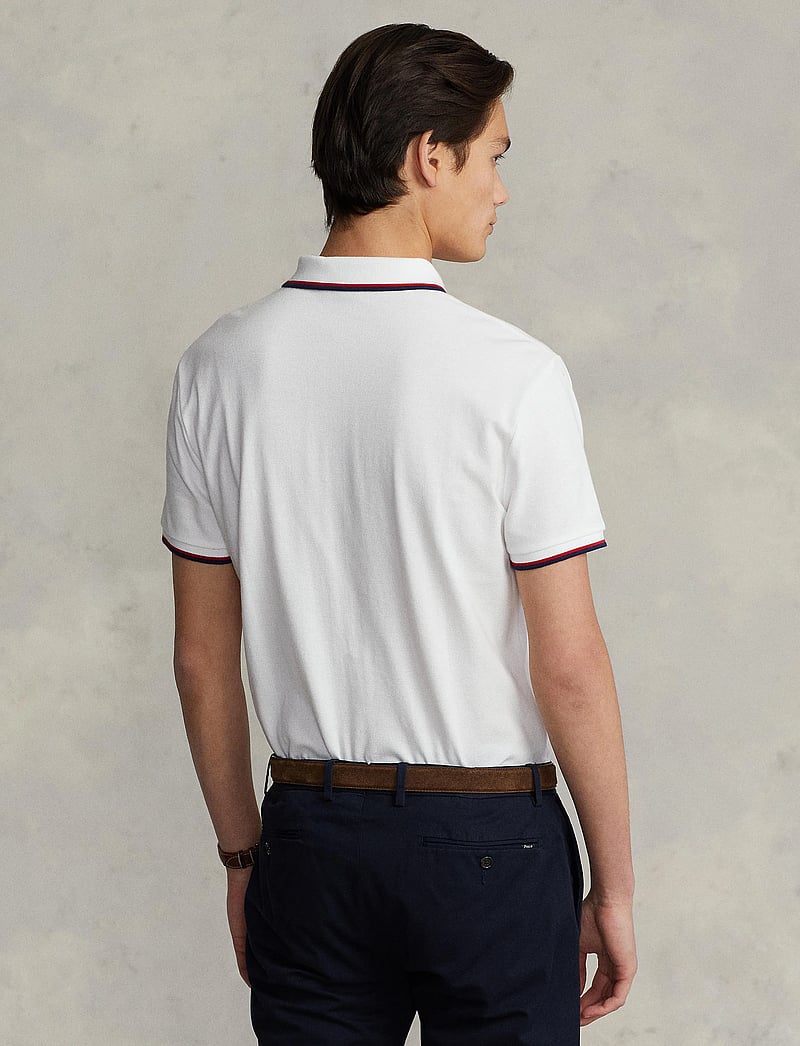 Polo Ralph Lauren - 20/1 MESH-SSL-PSH - kortærmede poloer - white/c7996 - 2