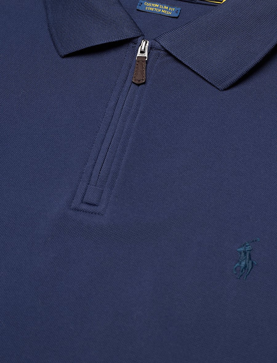 Polo Ralph Lauren - Custom Slim Fit Stretch Mesh Polo Shirt - french navy/c7587 - 3