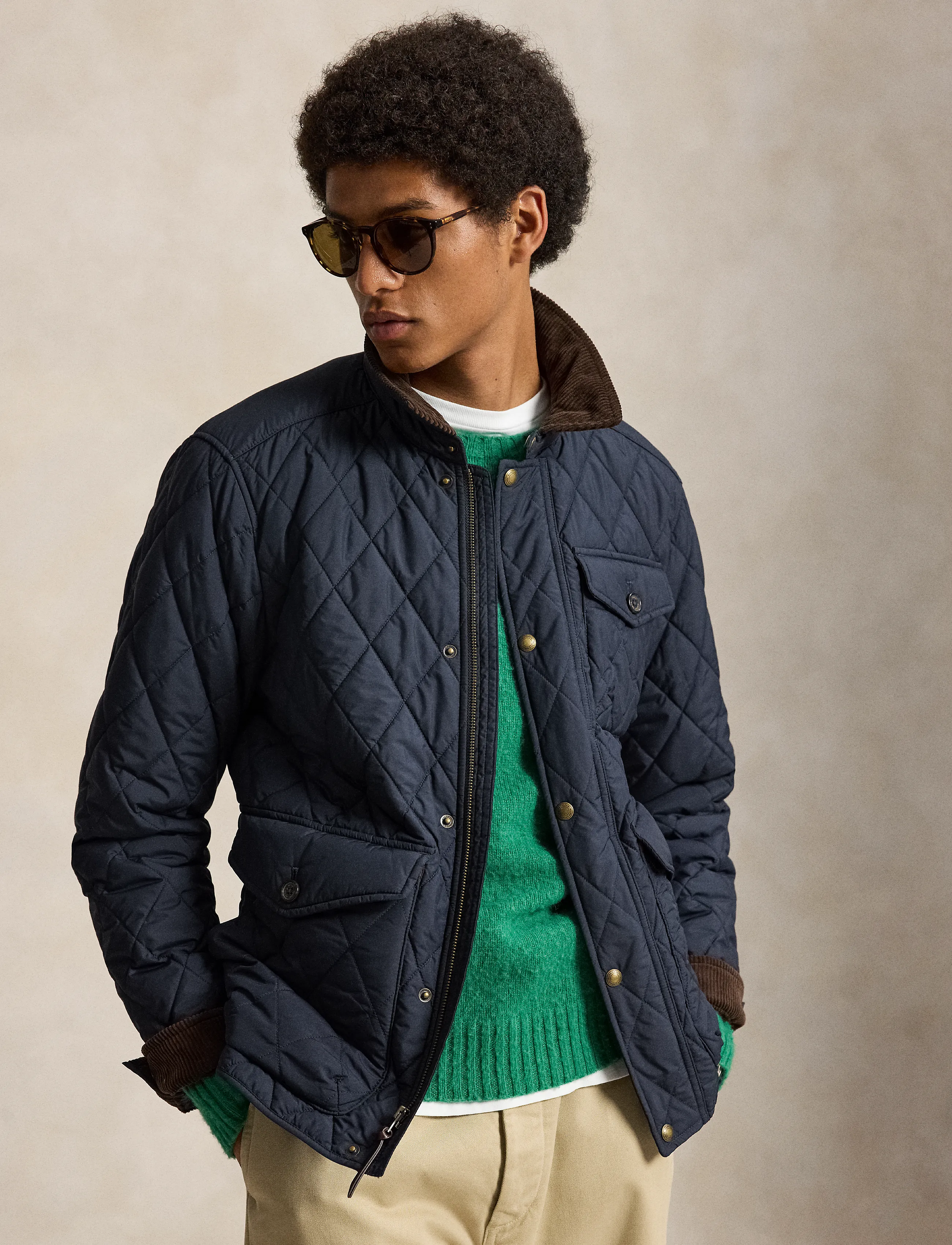 Polo Ralph Lauren The Beaton Quilted Jacket, XL, Jackets, Marineblau - Männerswear