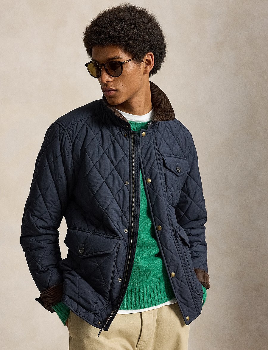 Polo Ralph Lauren - The Beaton Quilted Jacket - tepitud jakid - college navy fa22 - 0