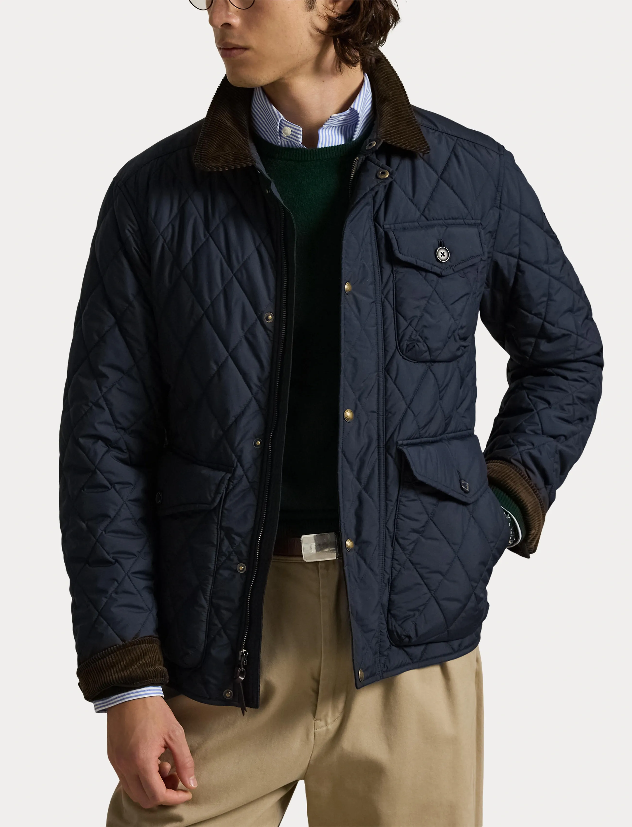 Polo Ralph Lauren - 30D POLYESTER PW-BEATON JKT - stepētas virsjakas - college navy fa22 - 5