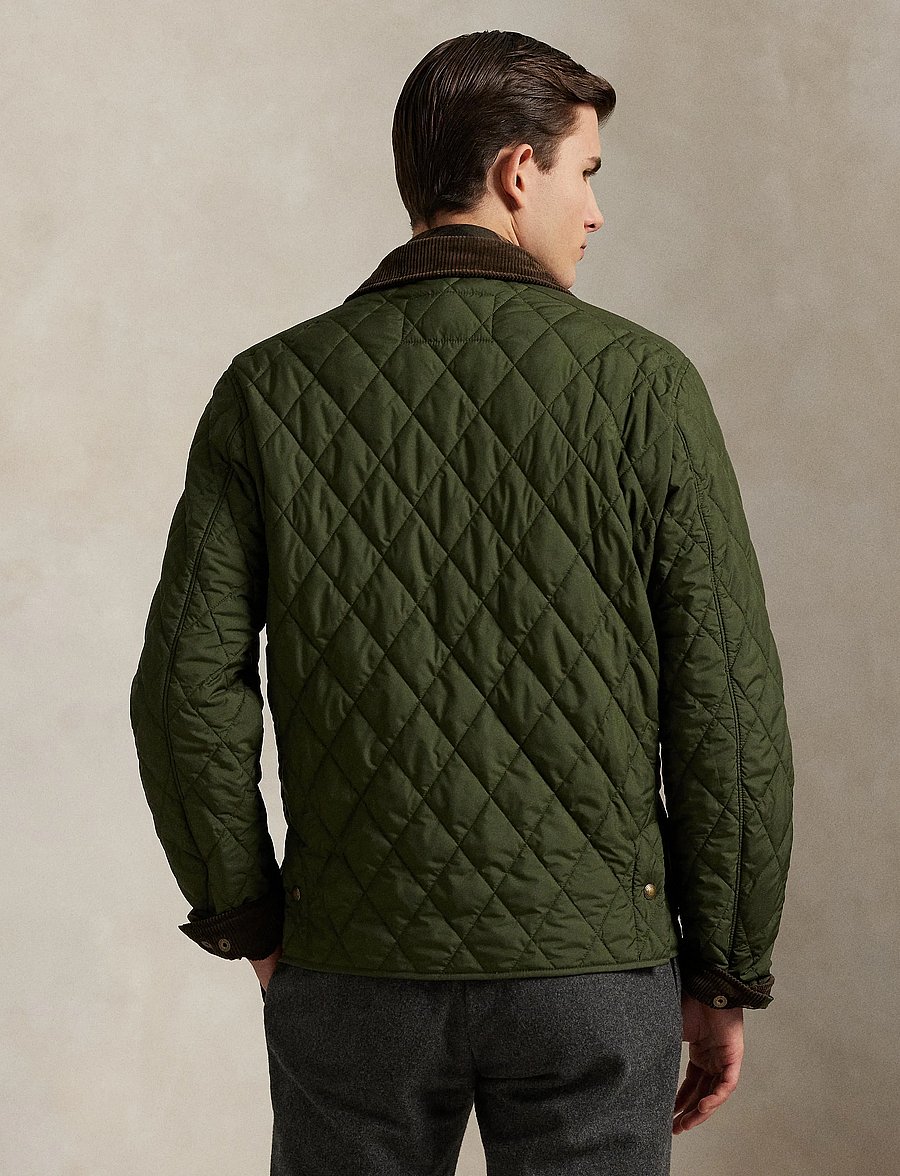 Polo Ralph Lauren - The Beaton Quilted Jacket - quilted jackets - company olive - 3