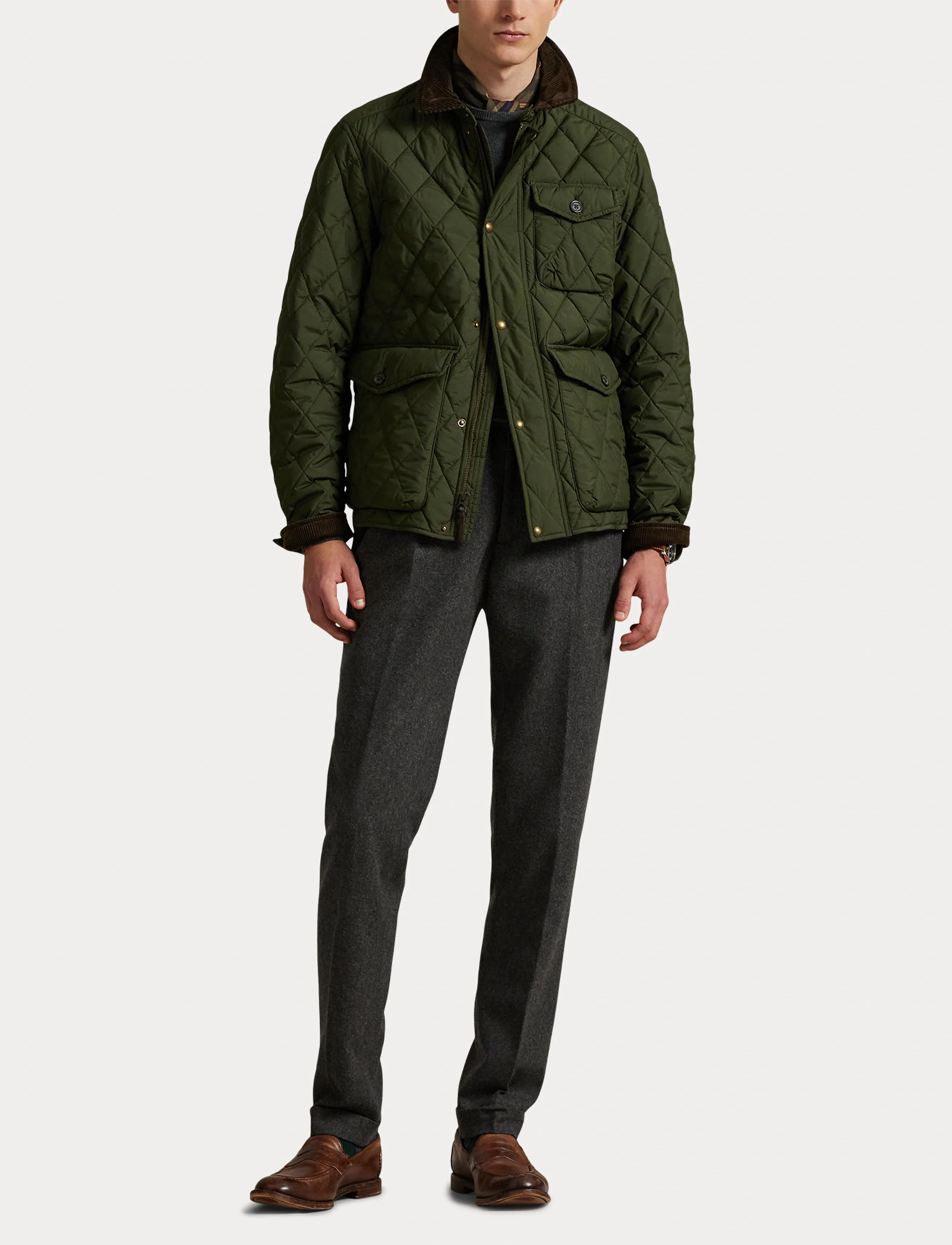 Polo Ralph Lauren - 30D POLYESTER PW-BEATON JKT - tepitud jakid - company olive - 4