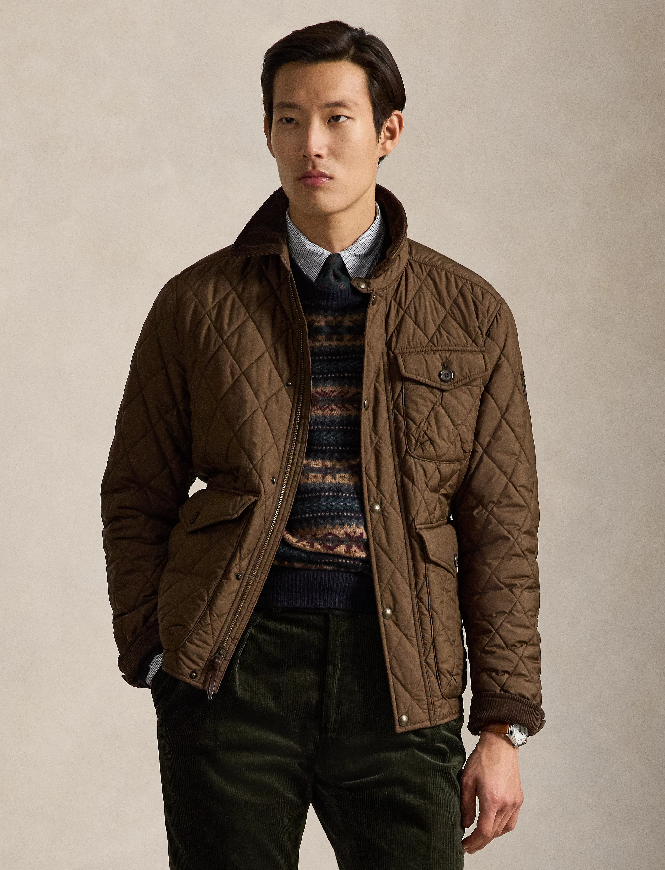 Polo Ralph Lauren The Beaton Quilted Jacket - Jacken - NUTMEG BRWN / brown
