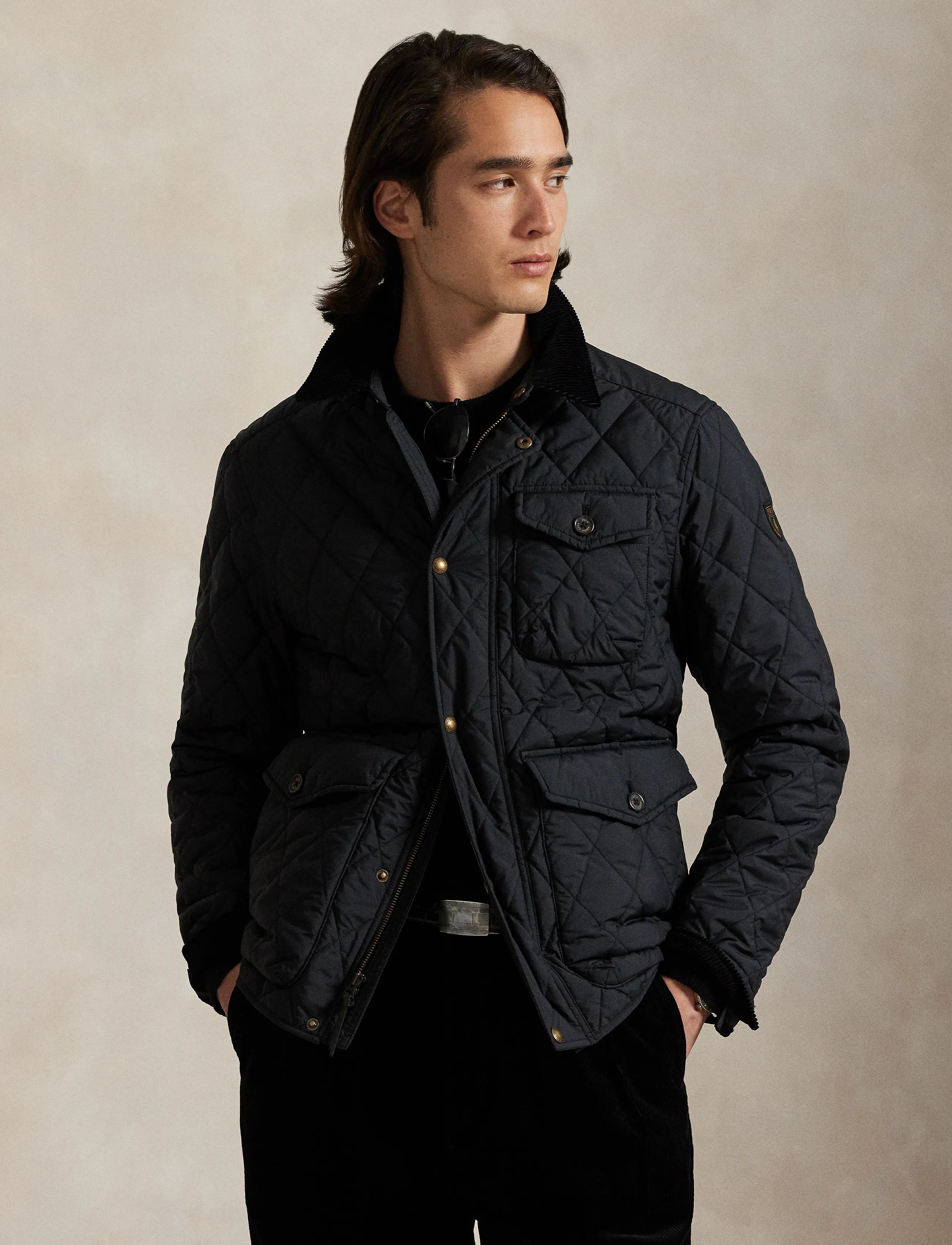 Polo Ralph Lauren The Beaton Quilted Jacket - Jacken - POLO BLACK / grey