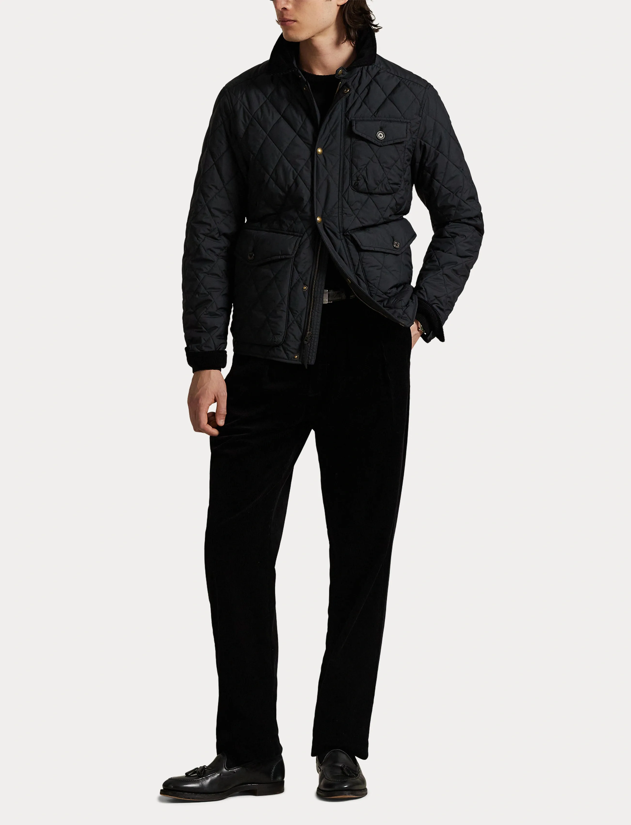 Polo Ralph Lauren - 30D POLYESTER PW-BEATON JKT - quilted jackets - polo black - 4