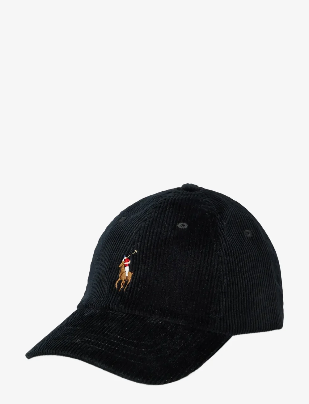 Polo Ralph Lauren - Corduroy Ball Cap - czapki - polo black - 1