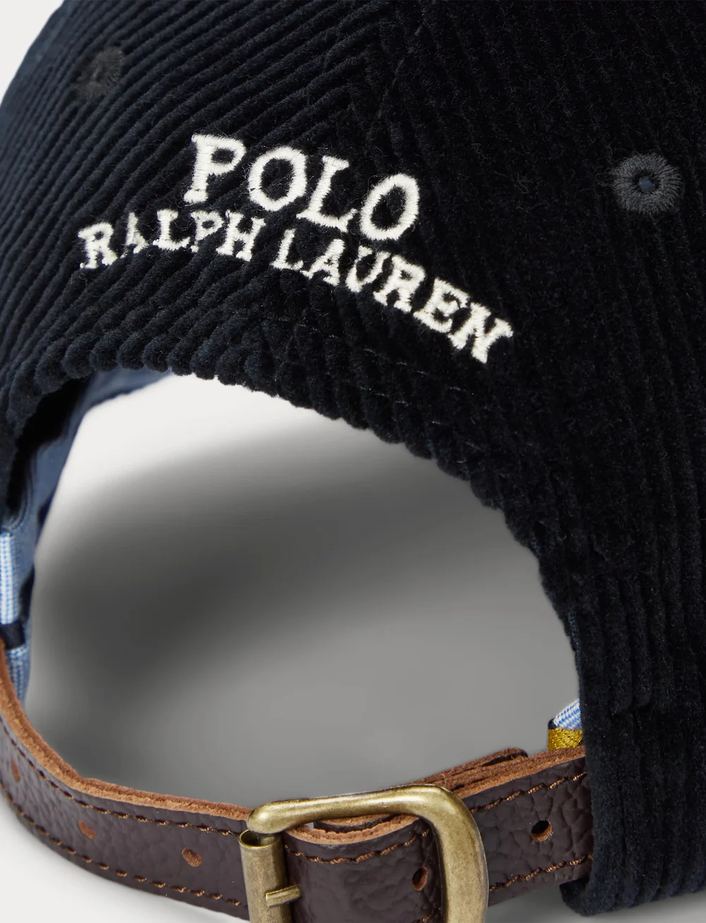 Polo Ralph Lauren - Corduroy Ball Cap - czapki - polo black - 2