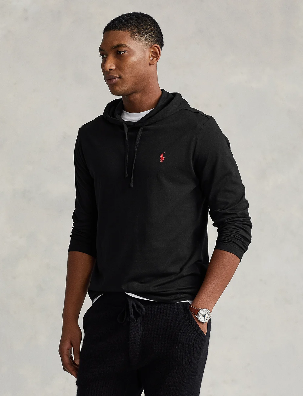 Polo Ralph Lauren Jersey Hooded T shirt Long sleeved t shirts Boozt