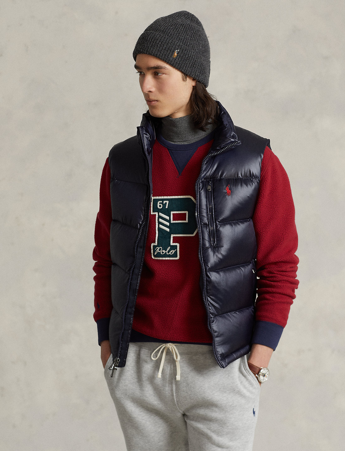 Ralph lauren down gilet mens on sale