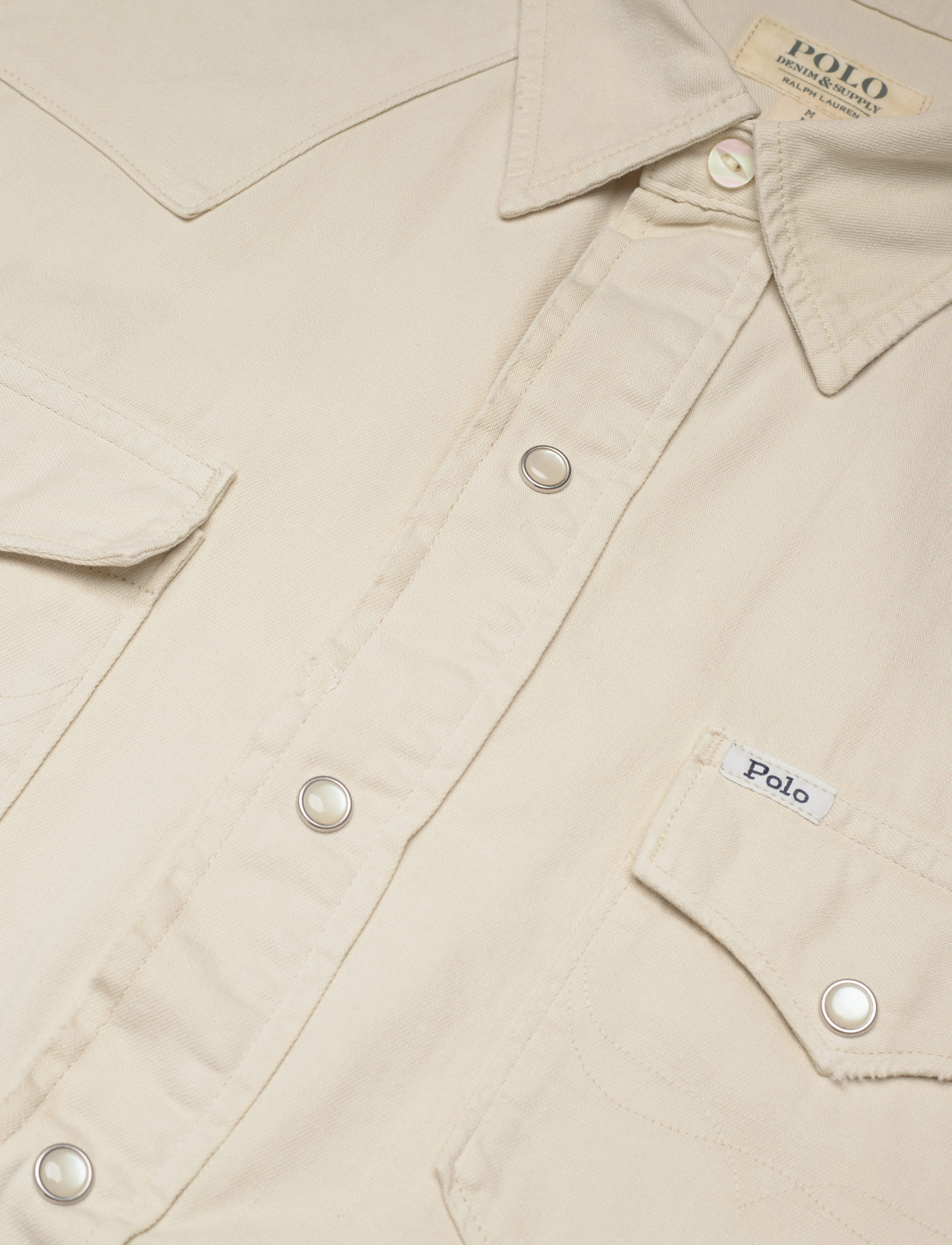 Polo Ralph Lauren - Classic Fit Denim Western Shirt - basic sand - 3