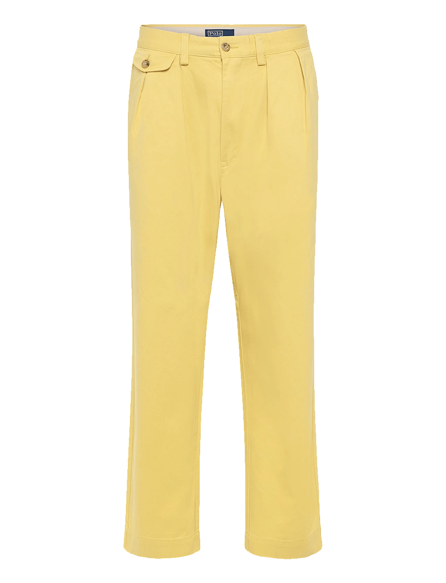 Polo Ralph Lauren - Whitman Relaxed Fit Pleated Chino Pant - chinos - corn yellow - 0