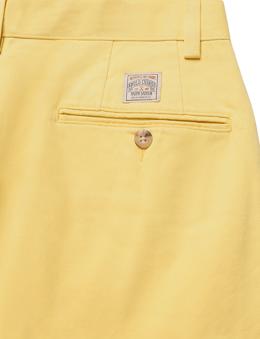 Polo Ralph Lauren - Whitman Relaxed Fit Pleated Chino Pant - chinos - corn yellow - 2