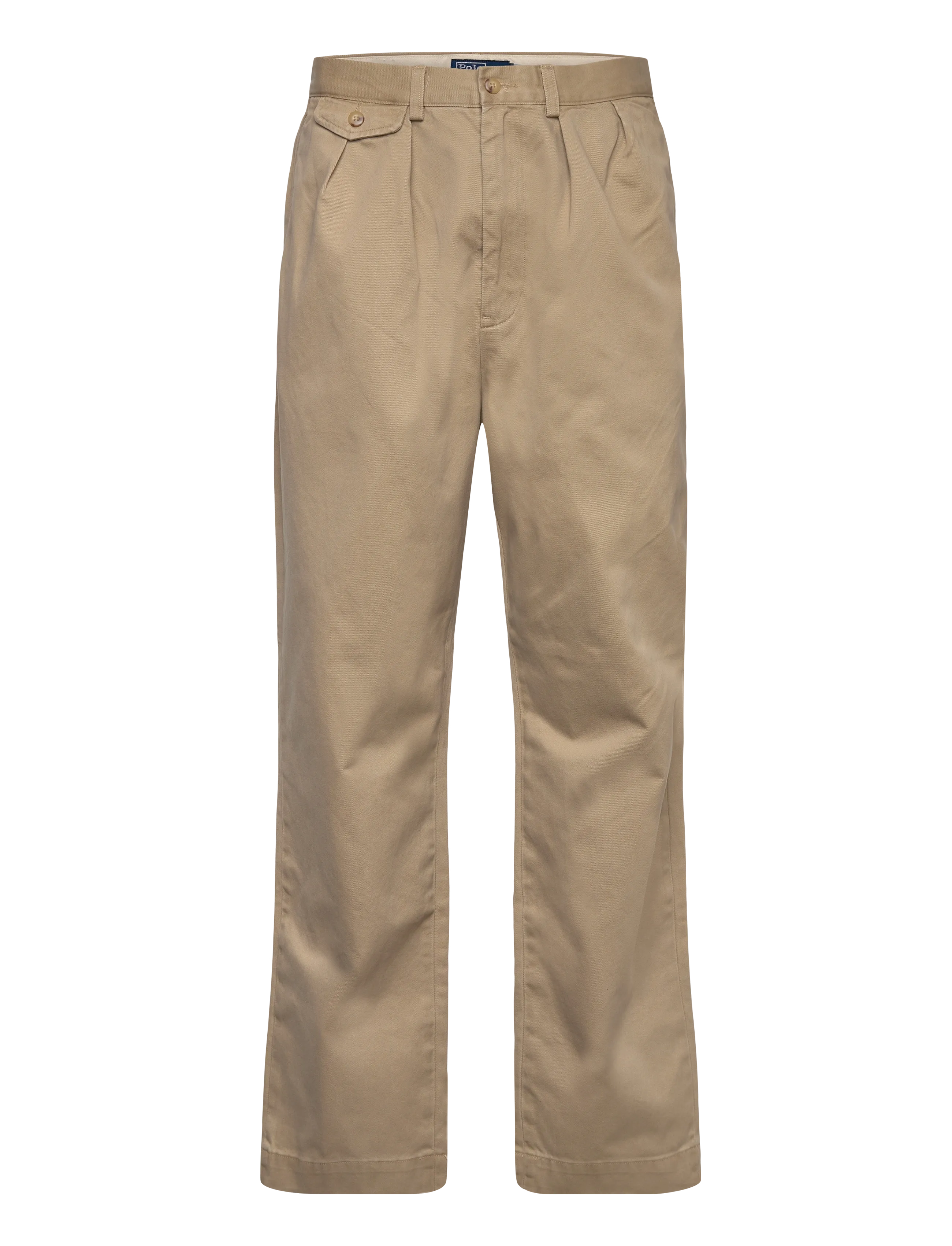 Polo Ralph Lauren Whitman Relaxed Fit Pleated Chino Pant - Trousers - RL KHAKI / beige