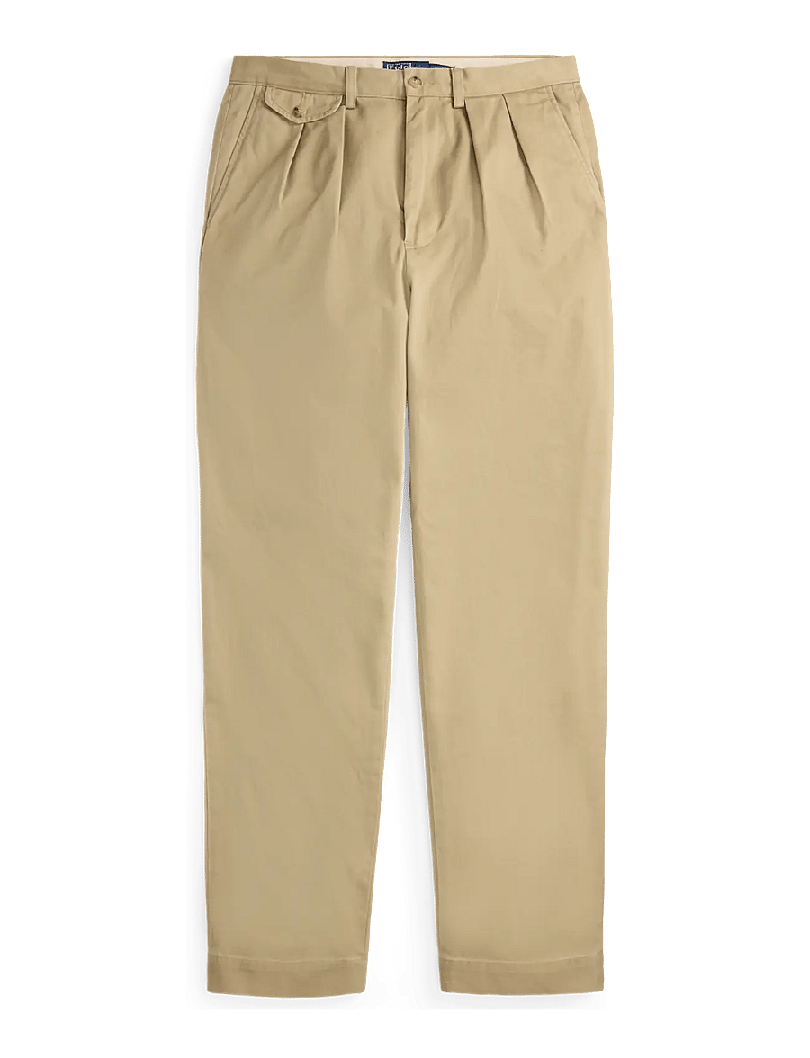 Polo Ralph Lauren - Whitman Relaxed Fit Pleated Chino Pant - chinos - rl khaki - 1