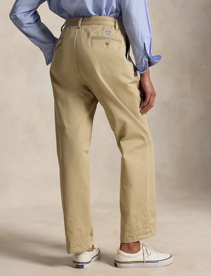 Polo Ralph Lauren - Whitman Relaxed Fit Pleated Chino Pant - chinos - rl khaki - 3