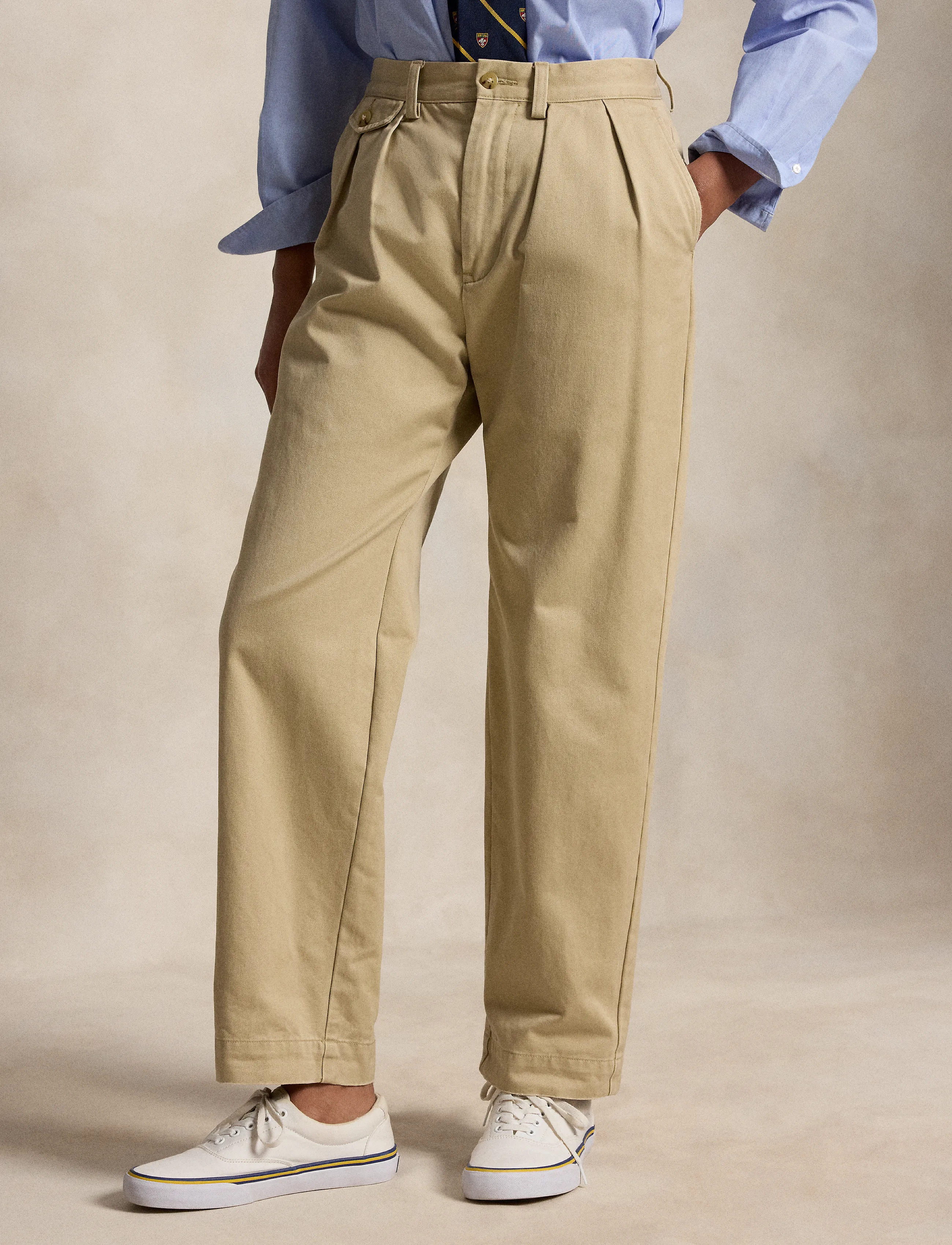 Polo Ralph Lauren - Whitman Relaxed Fit Pleated Chino Pant - chinos - rl khaki - 5