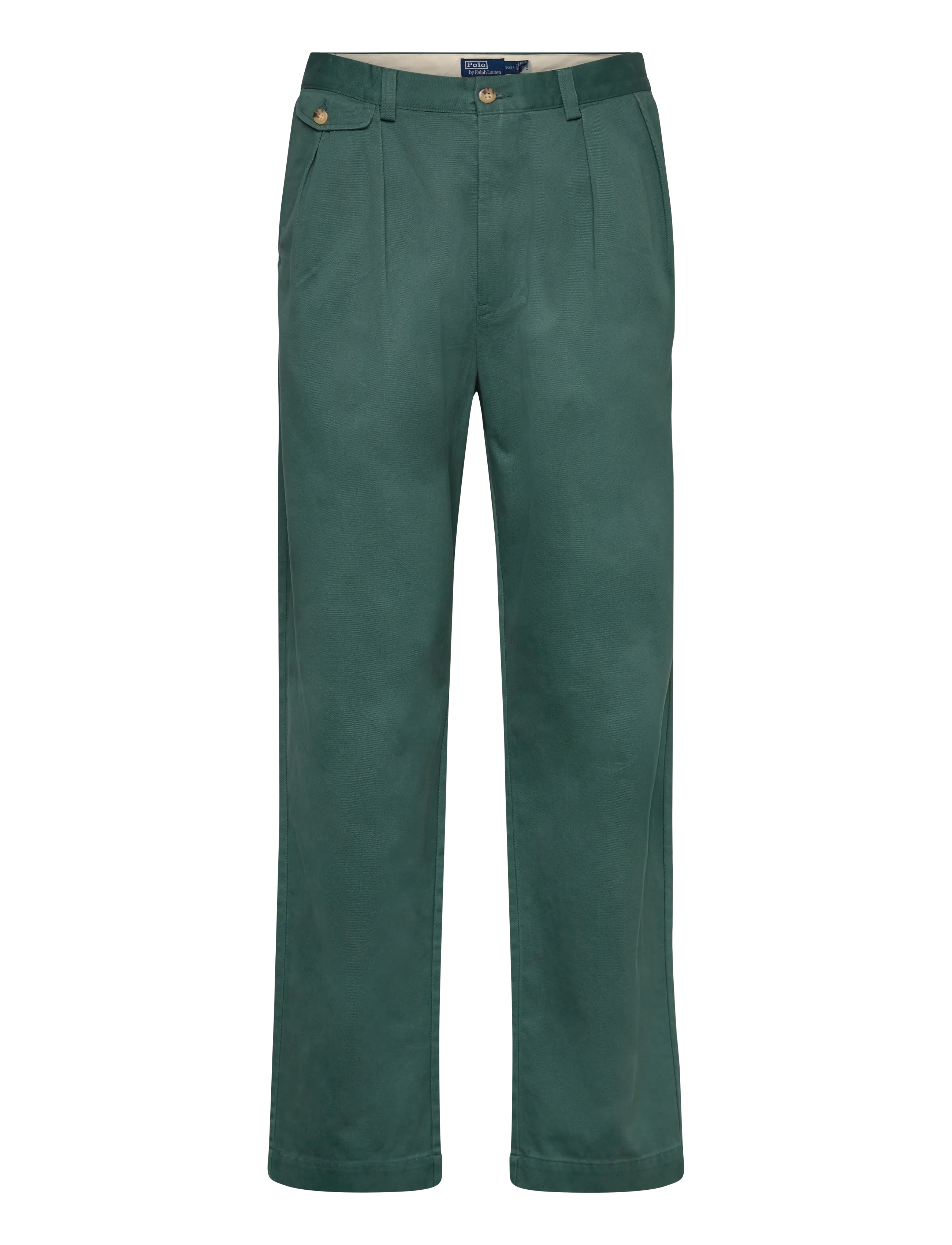 Polo Ralph Lauren Whitman Relaxed Fit Pleated Chino Pant - Hosen - WASHED CHARTER GR / khaki/green