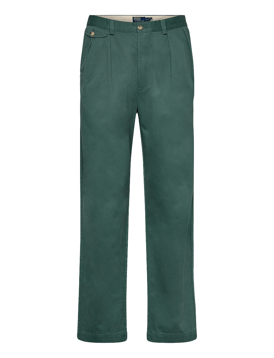 Polo Ralph Lauren - Whitman Relaxed Fit Pleated Chino Pant - chinos - washed charter gr - 0