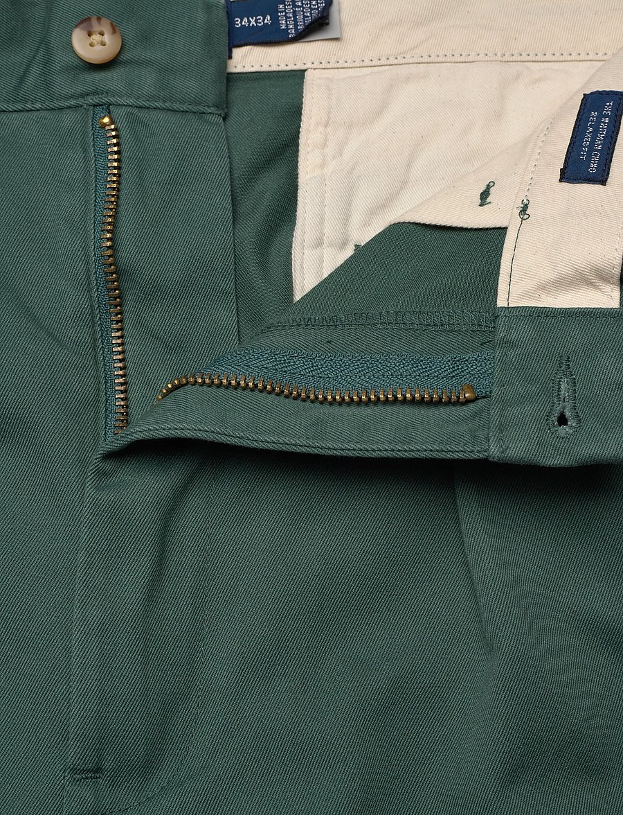 Polo Ralph Lauren - Whitman Relaxed Fit Pleated Chino Pant - chinos - washed charter gr - 3