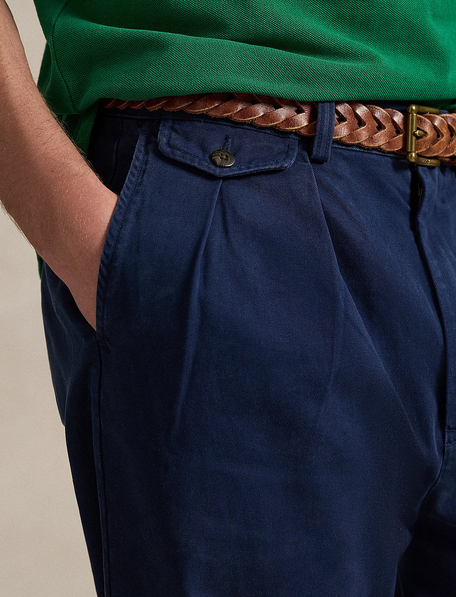 Polo Ralph Lauren - Whitman Relaxed Fit Pleated Chino Pant - chinos - washed newport na - 2