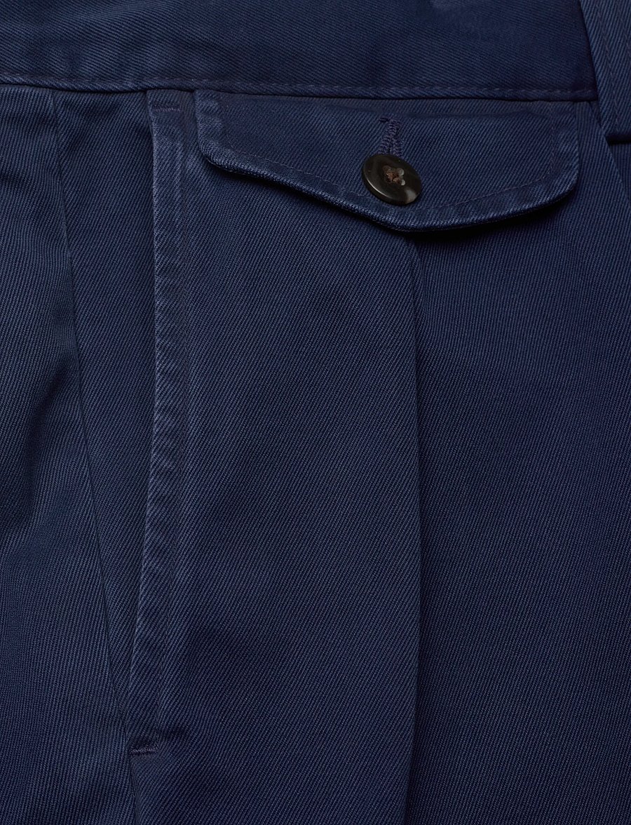 Polo Ralph Lauren - Whitman Relaxed Fit Pleated Chino Pant - chinos - washed newport na - 3