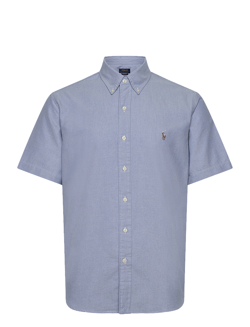 Polo Ralph Lauren - Custom Fit Oxford Shirt - kurzarmhemden - bsr blue - 0