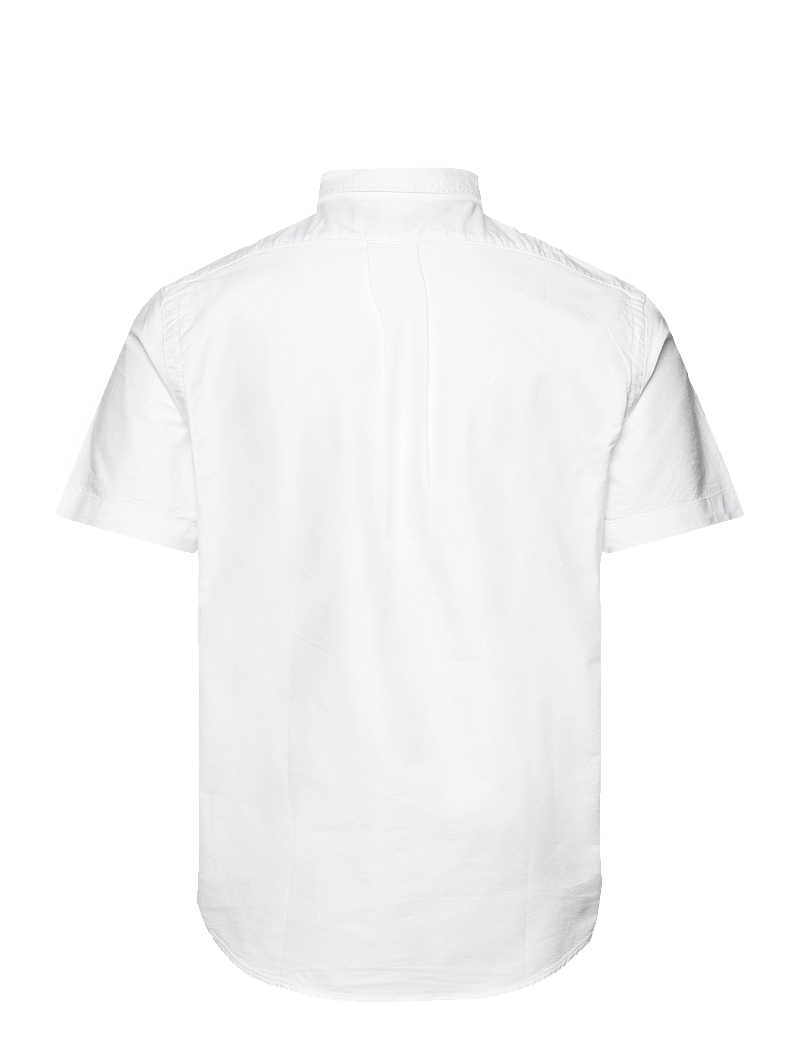 Polo Ralph Lauren - Custom Fit Oxford Shirt - kortärmade skjortor - bsr white - 1