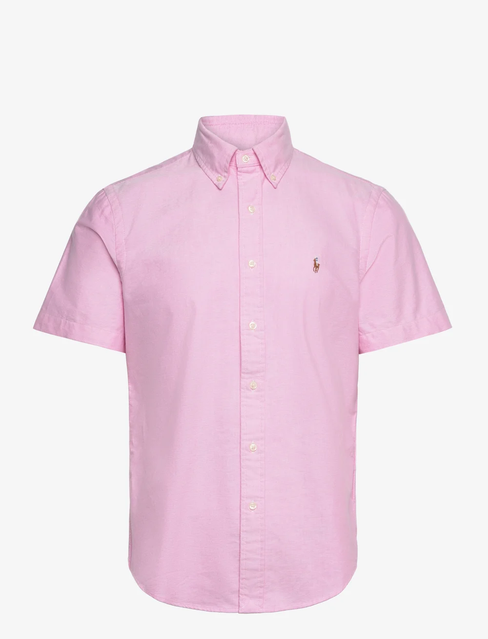 Polo Ralph Lauren - Custom Fit Oxford Shirt - lühikeste varrukatega särgid - new rose - 0