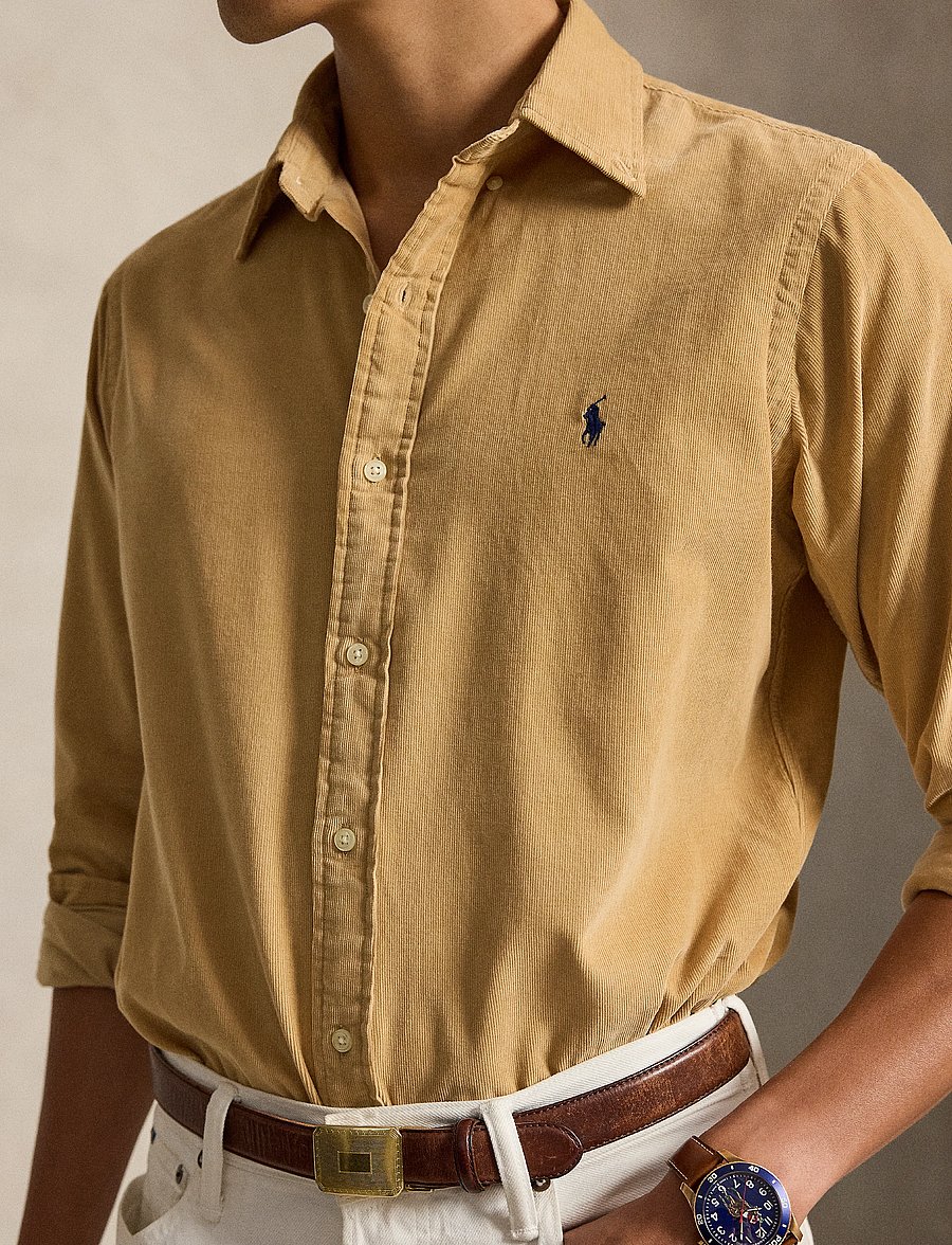 Polo Ralph Lauren - Custom Fit Corduroy Shirt - cordhemden - classic camel - 5