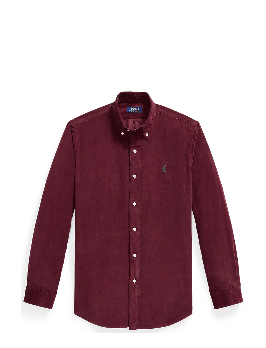 Polo Ralph Lauren - Custom Fit Corduroy Shirt - corduroy shirts - classic wine w/pi - 1