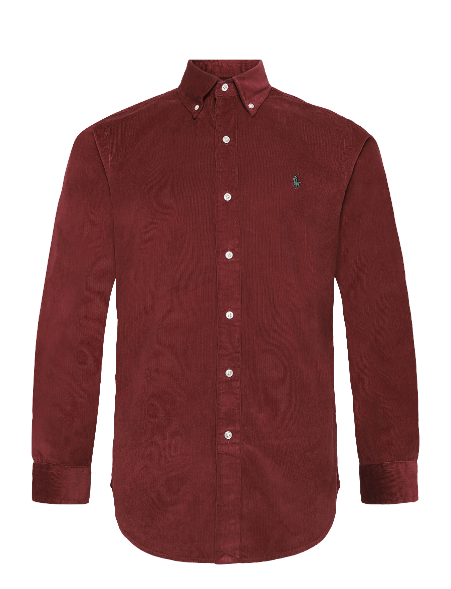 Polo Ralph Lauren - Custom Fit Corduroy Shirt - corduroy shirts - classic wine w/pi - 1