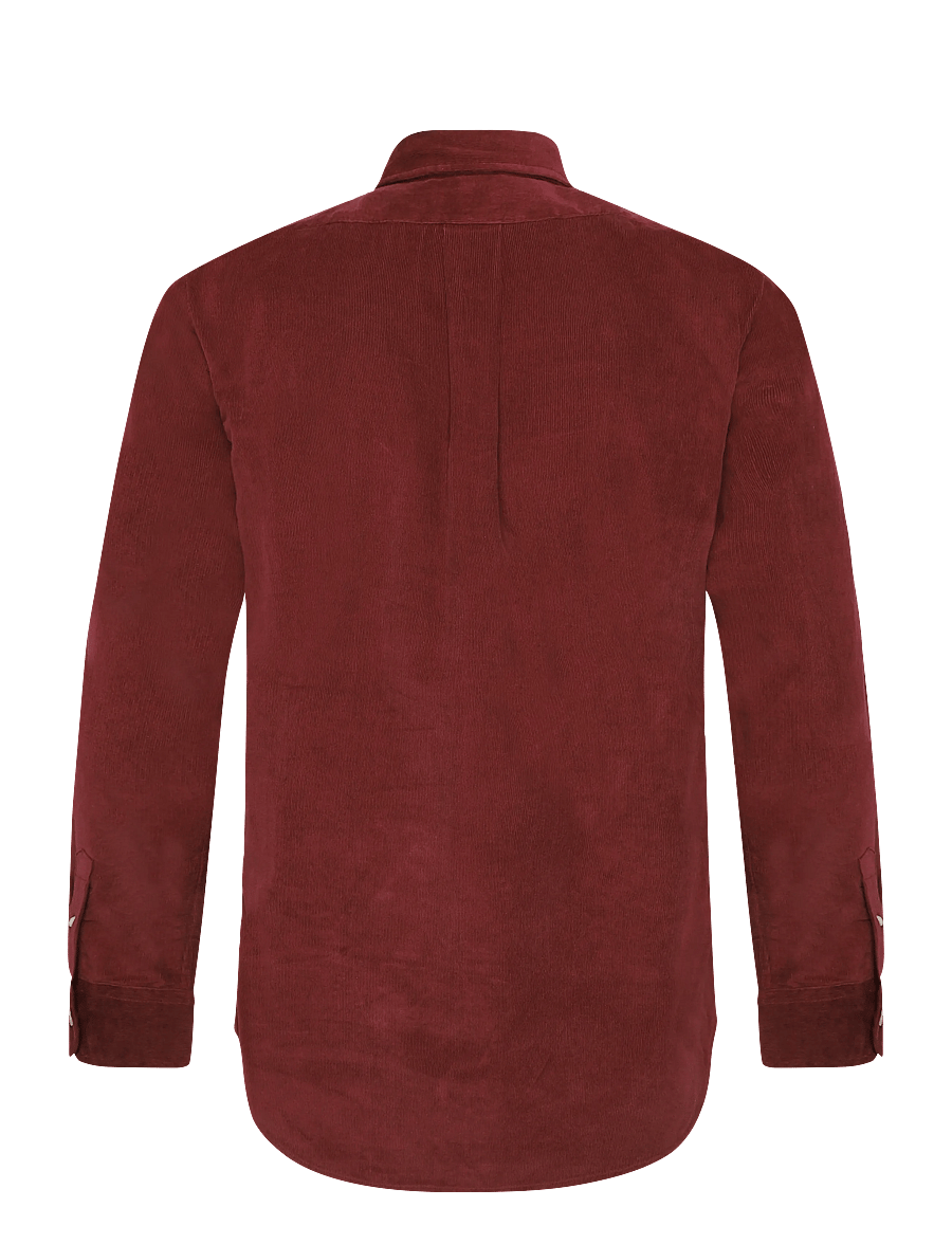 Polo Ralph Lauren - Custom Fit Corduroy Shirt - corduroy shirts - classic wine w/pi - 2