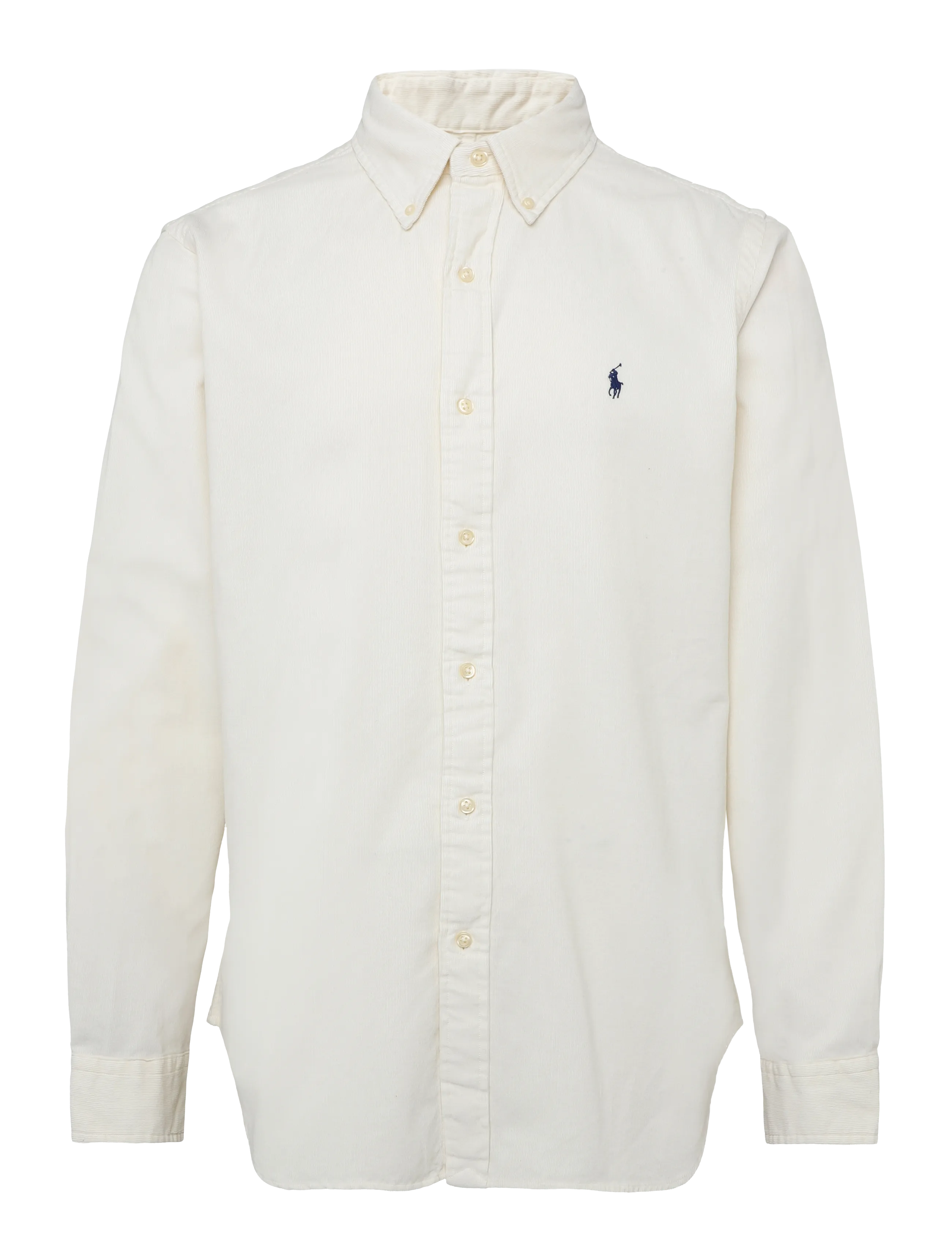 Polo Ralph Lauren Custom Fit Corduroy Shirt - Cordhemden - CLUBHOUSE CREAM / cream