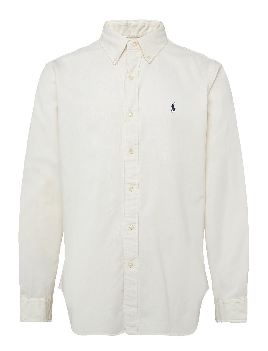 Polo Ralph Lauren - Custom Fit Corduroy Shirt - manchesterskjortor - clubhouse cream - 1