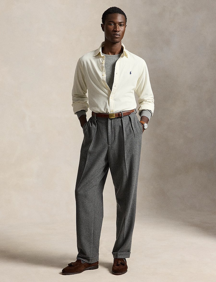 Polo Ralph Lauren - Custom Fit Corduroy Shirt - manchesterskjortor - clubhouse cream - 5
