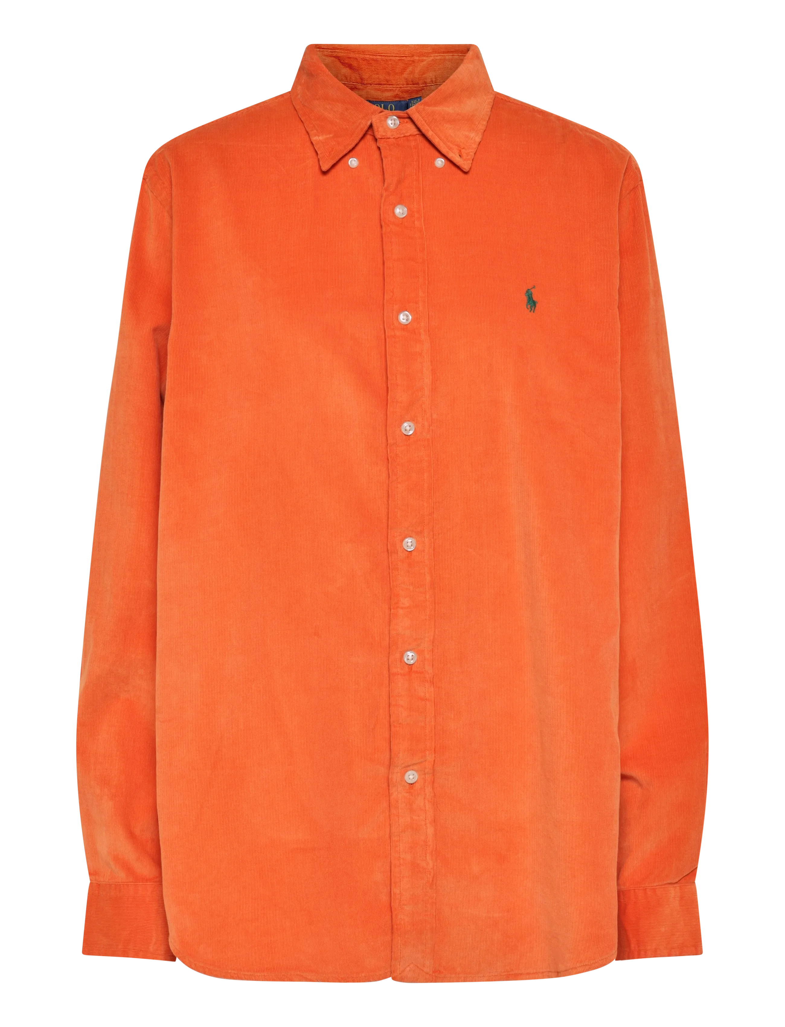Polo Ralph Lauren Custom Fit Corduroy Shirt - Corduroy shirts - COLLEGE ORANGE W / orange