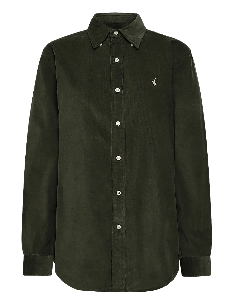 Polo Ralph Lauren - Custom Fit Corduroy Shirt - corduroy shirts - company olive w/k - 0