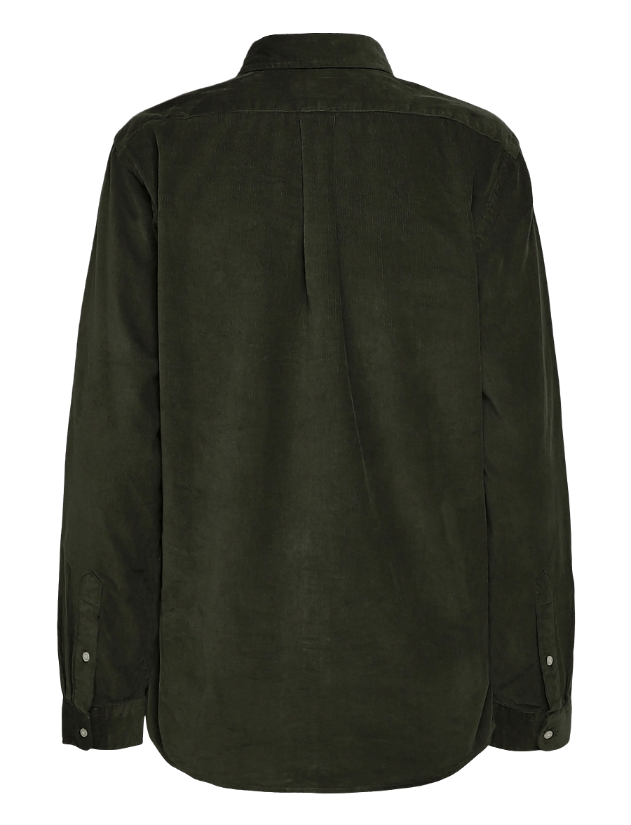 Polo Ralph Lauren - Custom Fit Corduroy Shirt - corduroy shirts - company olive w/k - 1