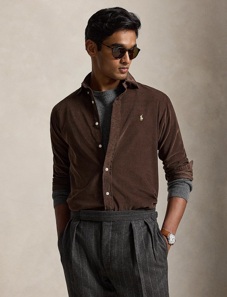 Polo Ralph Lauren - Custom Fit Corduroy Shirt - cordhemden - nutmeg brwn - 0